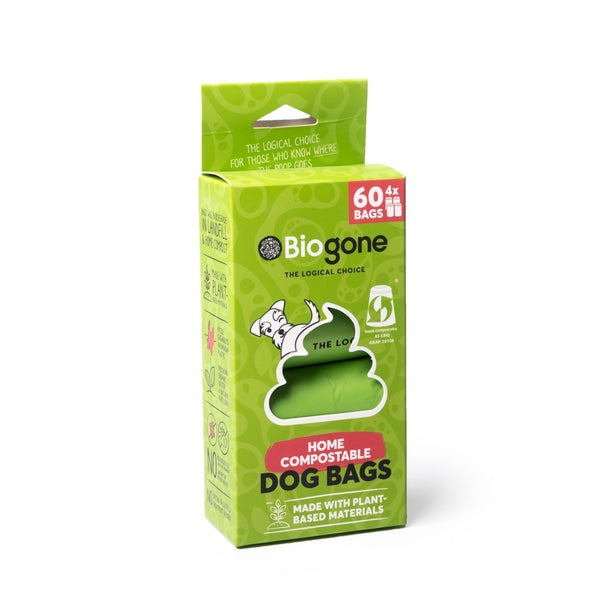 BioGone Biodegradable Waste Bags [4x Rolls]