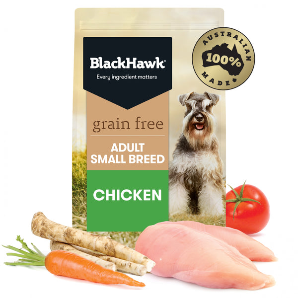 BlackHawk 'GRAIN FREE' Adult Small Breed 'Chicken'