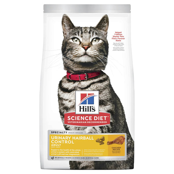 Hill's Science Diet "Urinary Hairball Control" - 1.58KG Bag