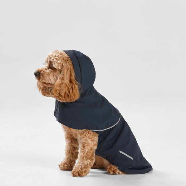 Snooza Wear – Rip-Stop Hooded Raincoat [Navy] - Extra Small