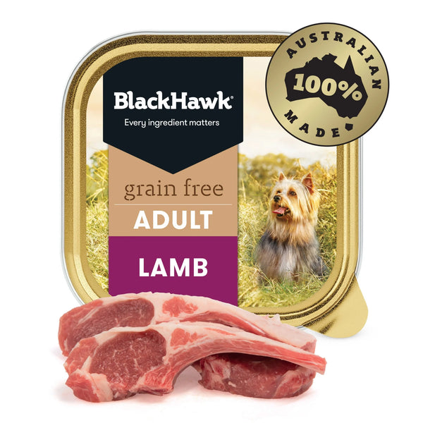 BlackHawk - Adult Dog [9x 100g] 'Lamb' - Grain Free