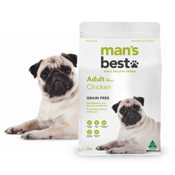 Man’s Best – Adult Dog – GRAIN FREE – Chicken