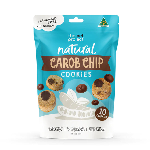 The Pet Project - Natural Carob Chip Cookies - 10 Pack