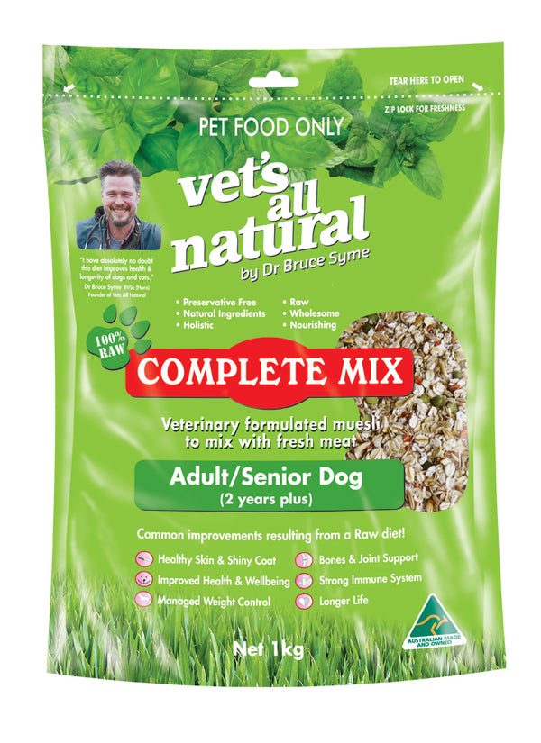 Vets All Natural 'Complete Mix' - [Adult/Senior] 1kg/5kg
